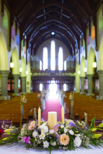 Wedding set up in Church. Ireland